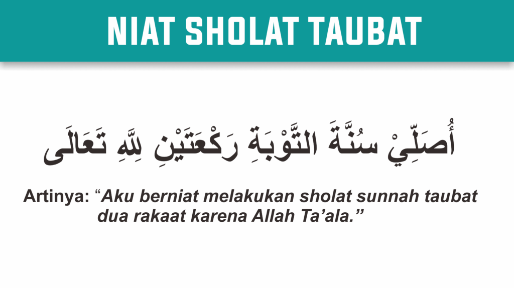 Niat Sholat Taubat