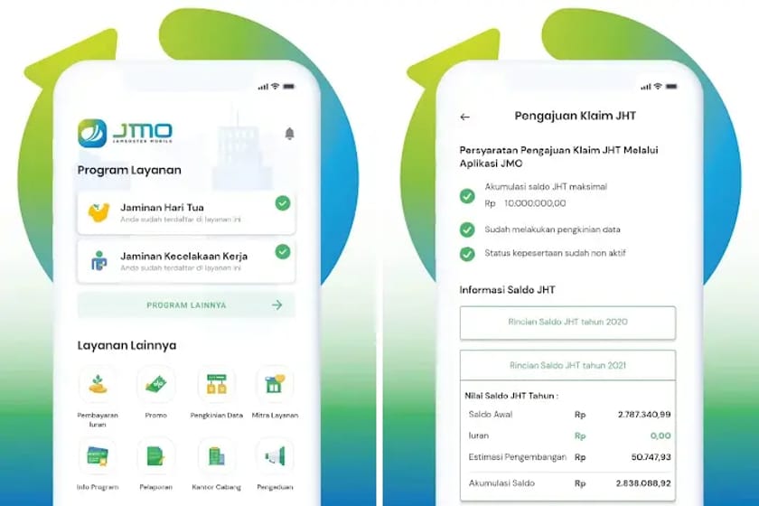 Cek Saldo menggunakan Aplikasi BPJS JMO Mobile