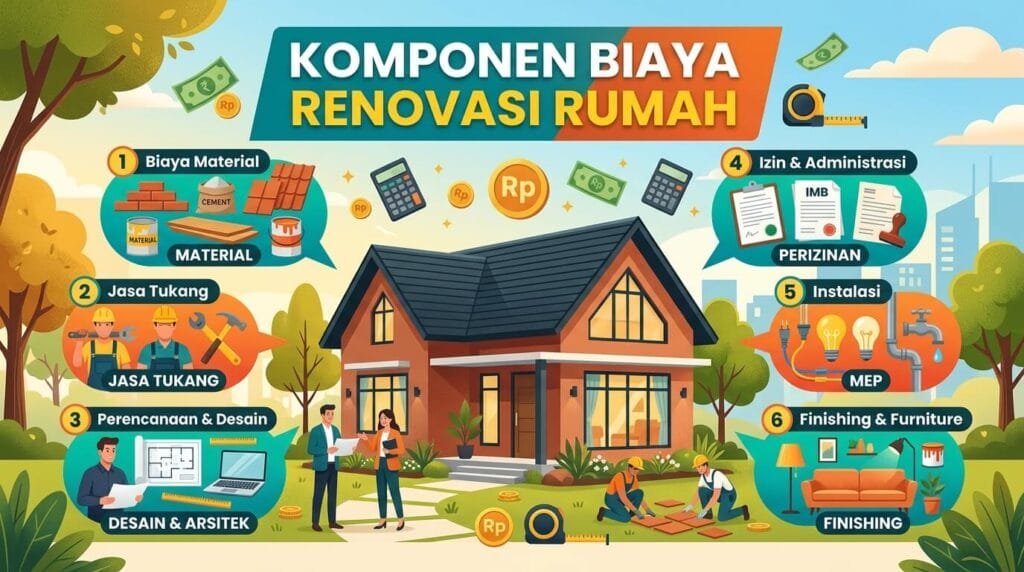 Komponen Biaya Renovasi Rumah