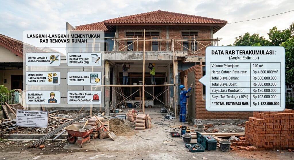 Cara Menghitung Estimasi Biaya Renovasi Rumah